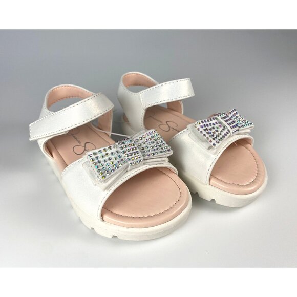 Jessica Simpson Toddler Girls Tia Shine Sandal - Size 7 - 50% OFF! - Picture 1 of 5